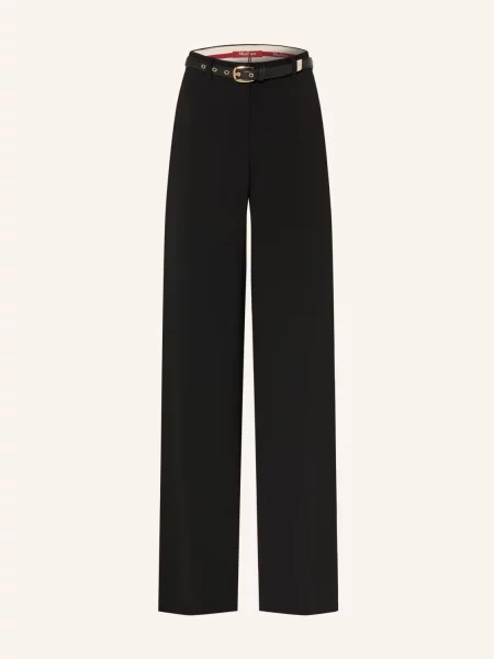 Max Mara Studio Marlene Kalhoty Amico černá