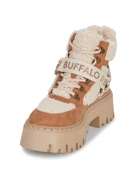 Pantofi Buffalo cu șireturi maro