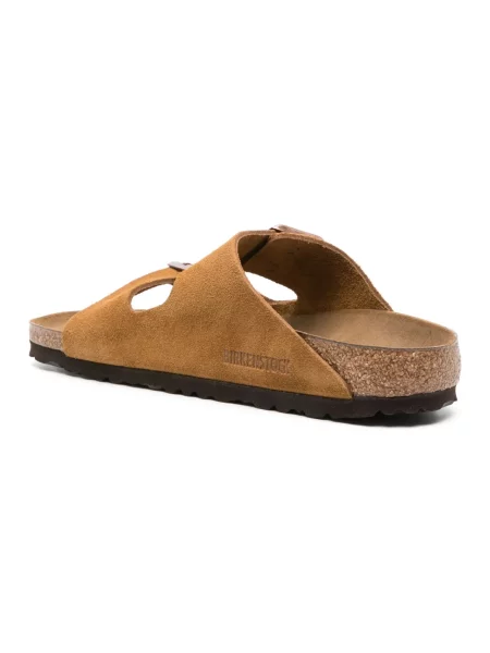 Klapki Birkenstock brązowe