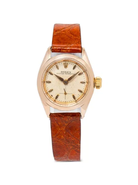 Ceas Rolex din piele cu bretele