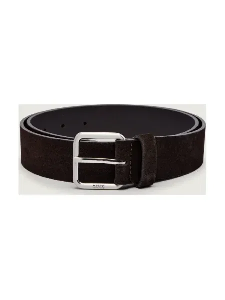 BOSS BLACK | piele întoarsă negru
