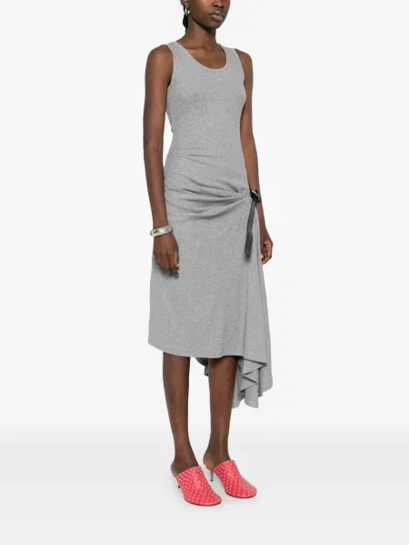 Rochie midi Loewe cu legături gri