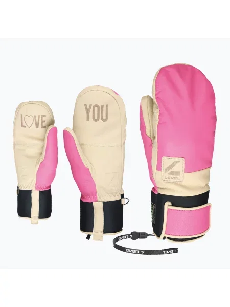 Mănuși de snowboard Level Rover Mitt fucsia