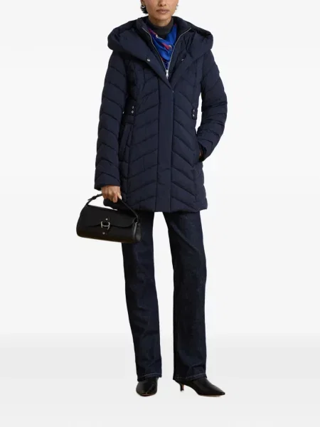 Paltas Lauren Ralph Lauren su gobtuvu mėlyna