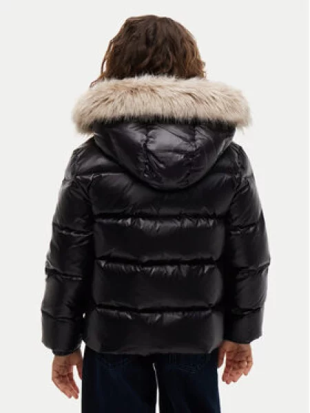 Vatovaná bunda Tommy Hilfiger černá