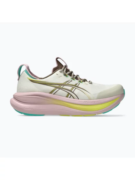 Férfi futócipők ASICS Gel-Nimbus 28 TR light dust/clay canyon. Méret: EU bézs