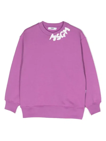 Bluza dziecięca Msgm fioletowa