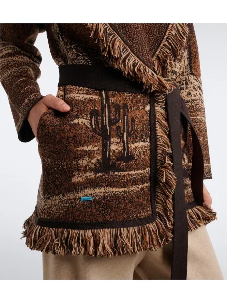 Cardigan Alanui de lână maro