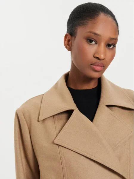 Boss Vuneni kaput Caspina bež