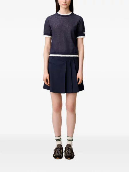 Scurt tricou Claudie Pierlot albastru