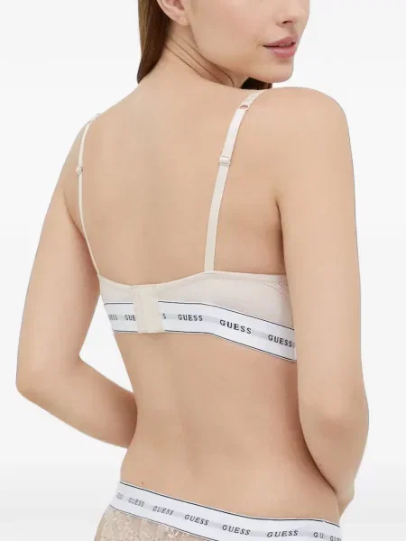 Sutien Guess din dantelă cu autograf