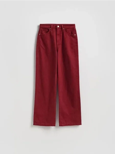 Reserved Blugi straight fit roșu