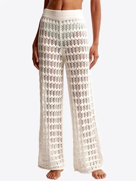 Imily Bela Pantaloni alb