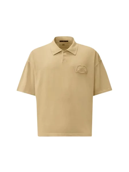 Koszulka polo C.p. Company beżowa
