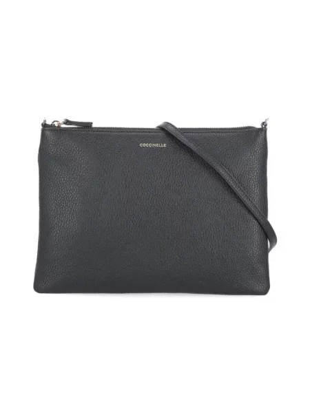 Torebka crossbody Coccinelle skórzana czarna