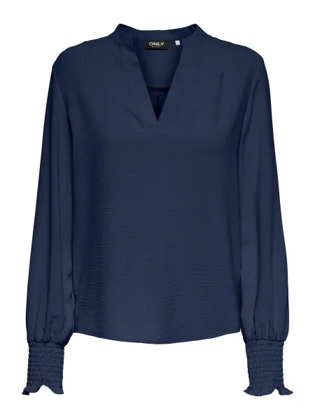 ONLY Bluză ONLMette bleumarin negru