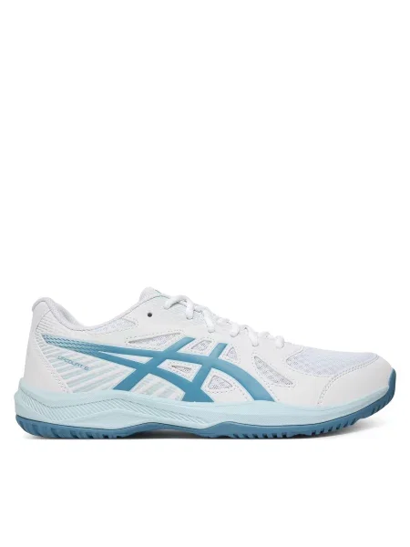 Férfi cipők ASICS Upcourt 6 white/saba blue. Méret: 44 EU fehér