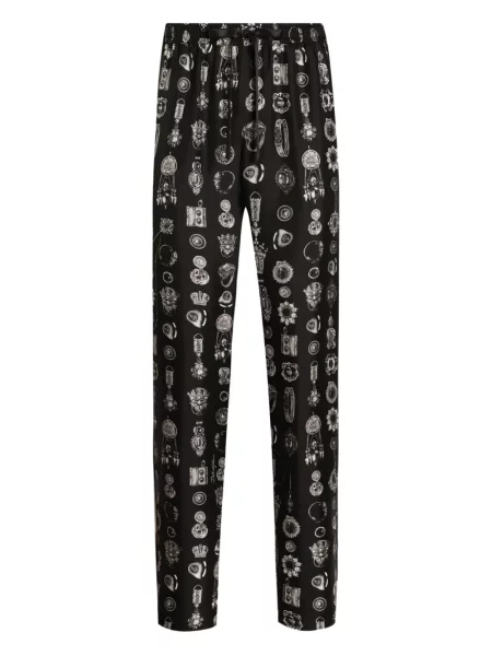 Șosete Dolce & Gabbana cu imagine negru