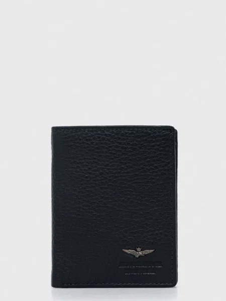 Aeronautica Militare portofel de piele barbati marin albastru