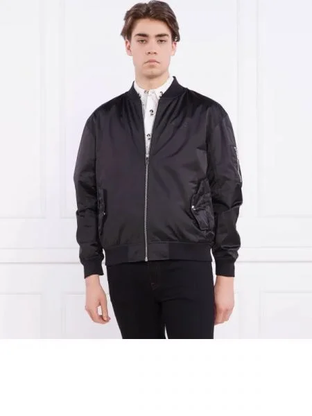 Karl Lagerfeld Geacă BOMBER negru