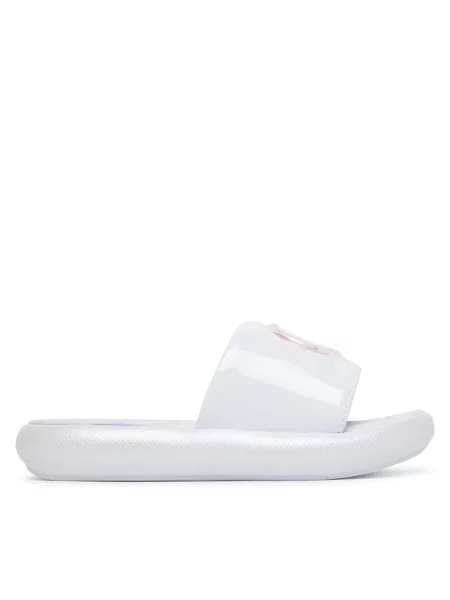 Papuci copii Michael Michael Kors alb