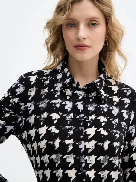 Сорочка Sisley regular класичний комір чорний
