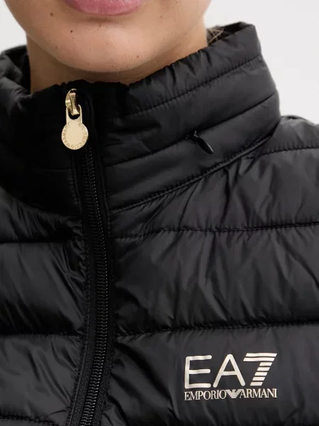 Жилет Ea7 Emporio Armani с капюшоном черный