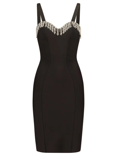 Kraimod Rochie de cocktail ecru negru