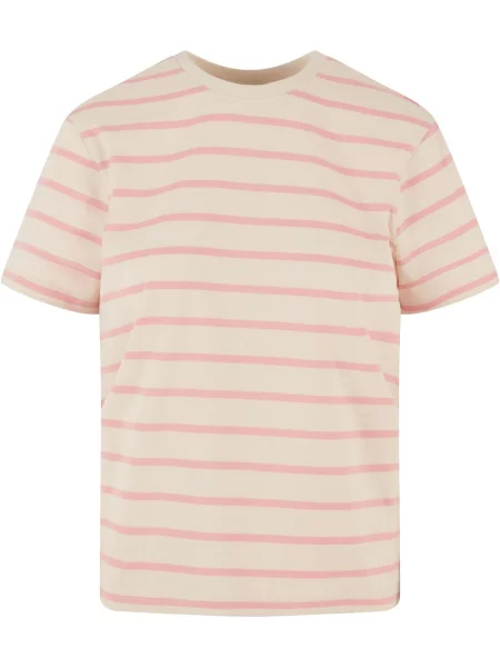 Urban Classics Tricou ecru / pal roz