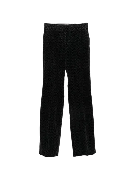 Pantaloni Tom Ford de catifea cu buline negru