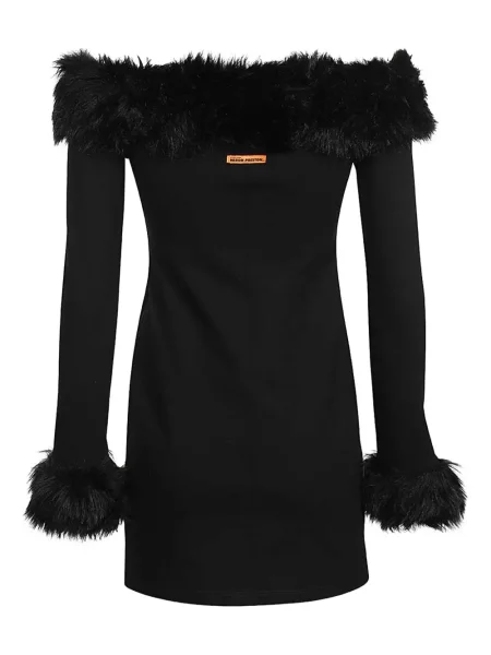 Mała sukienka mini Heron Preston bez ramiączek garniturowa czarna