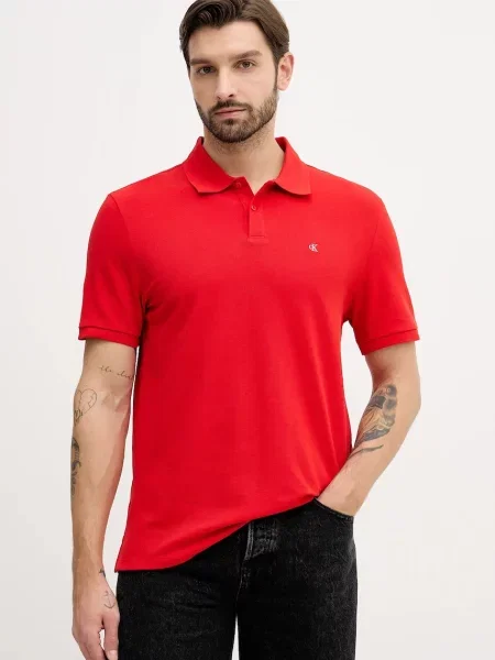 Polotričko Calvin Klein Jeans červené