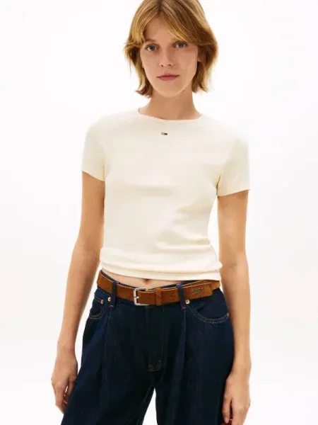 Tommy Jeans Tricou ESSENTIAL | galben