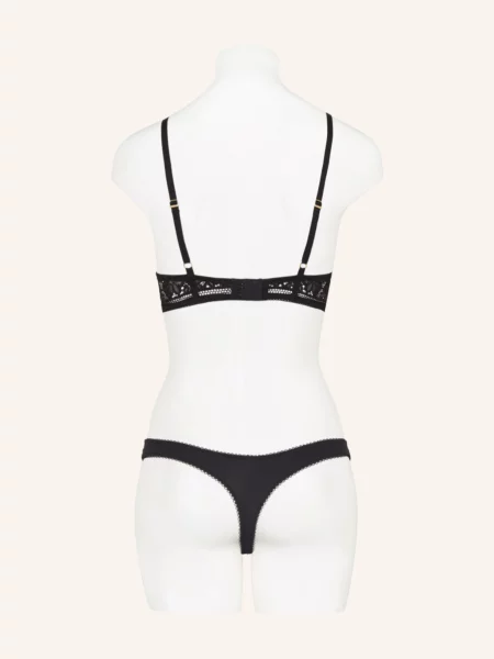 Wolford Stringi schwarz czerwone