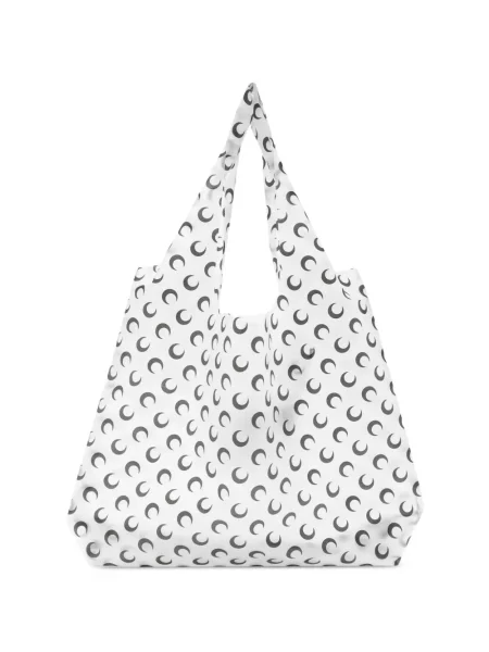 Geantă shopper Marine Serre cu imagine alb