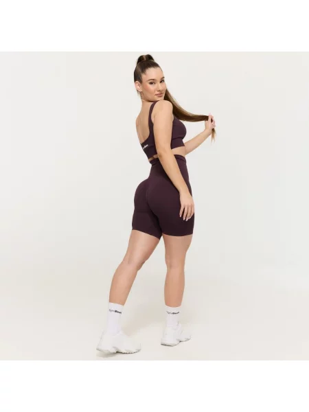 Szorty fitness bezszwowe slim GymBabe fioletowe