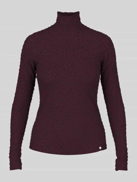 Bluzka z długim rękawem z golfem typu mock neck Marc Cain