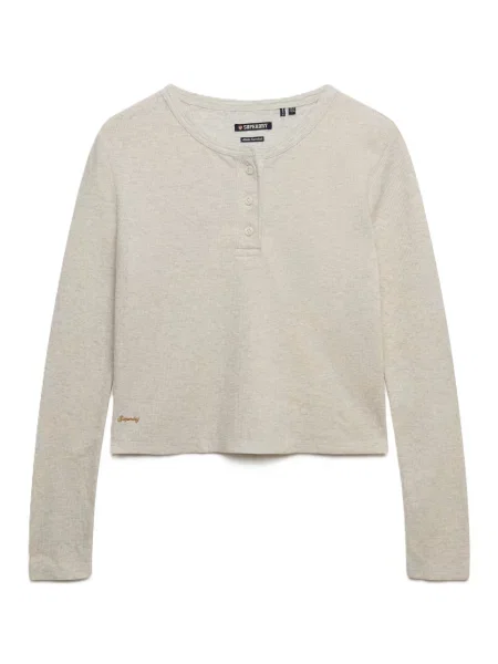 Superdry & Co Tricou Athletic Essential deschis bej