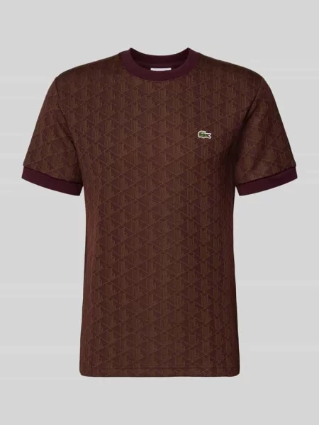 T-shirt o kroju regular fit z mieszanki bawełny Lacoste