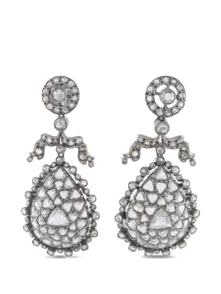 Обеци Fred Leighton сиво