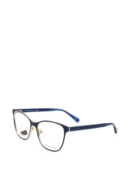Ochelari de soare Kate Spade cu imprimeu geometric albastru