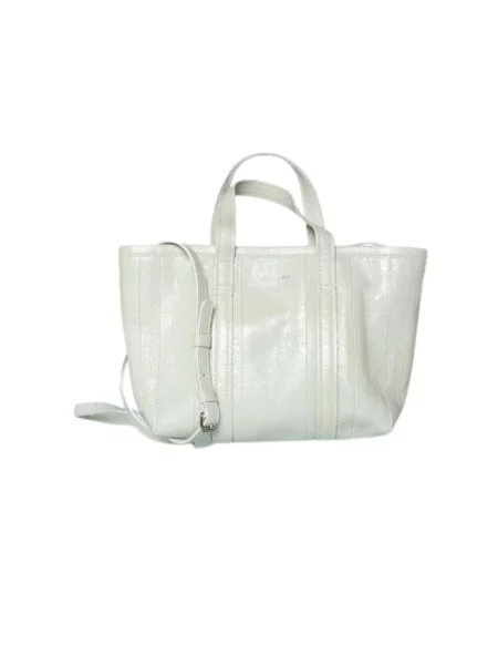 Shopperka Balenciaga skórzana biała