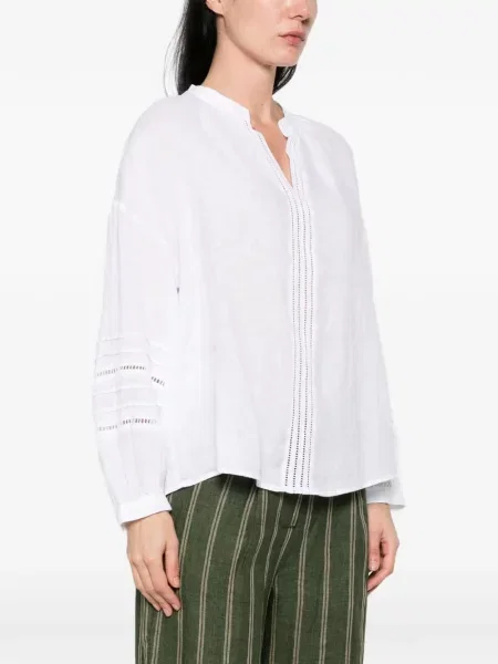 Halenka Jcsophie s výstřihem do v bílá