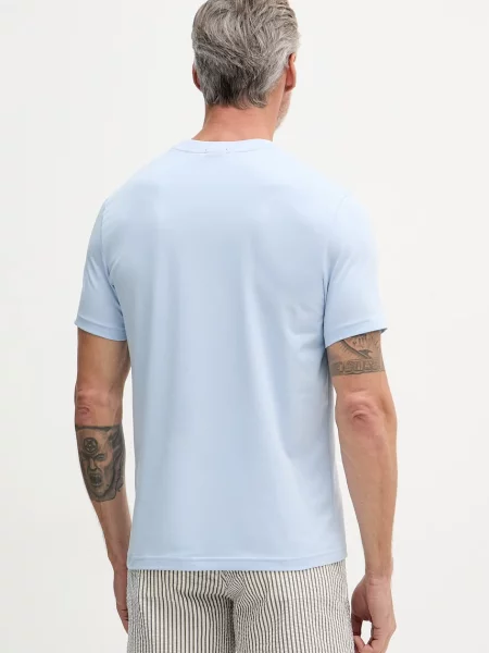 BOSS Green T-shirt Tee niebieska