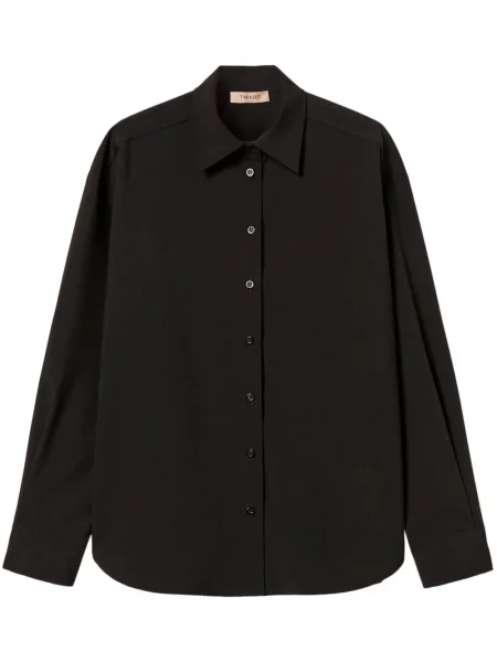 Cămașă Twinset de lână negru