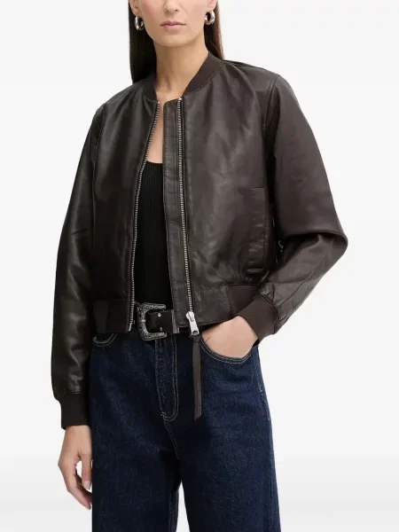 Geacă bomber Allsaints maro