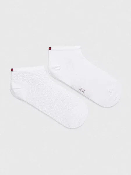 Чорапи Tommy Hilfiger 2 броя бяло