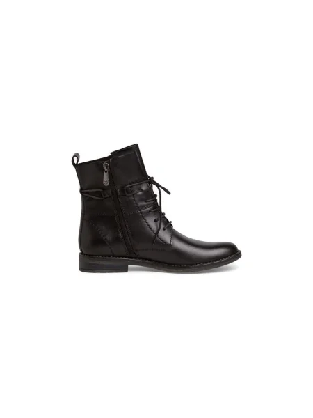 Botine Marco Tozzi cu șireturi negru