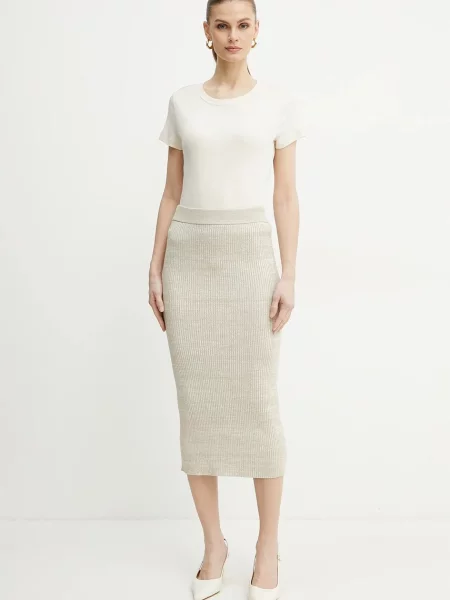 Marella t-shirt LANGUE beżowy