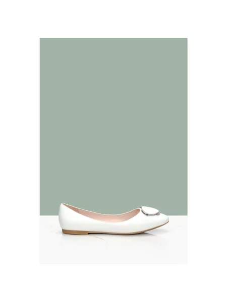 Балетки Estro білі